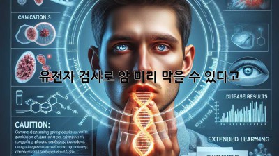 🧬 유전자 검사로 암, 미리 막을 수 있다고?! 🛡️